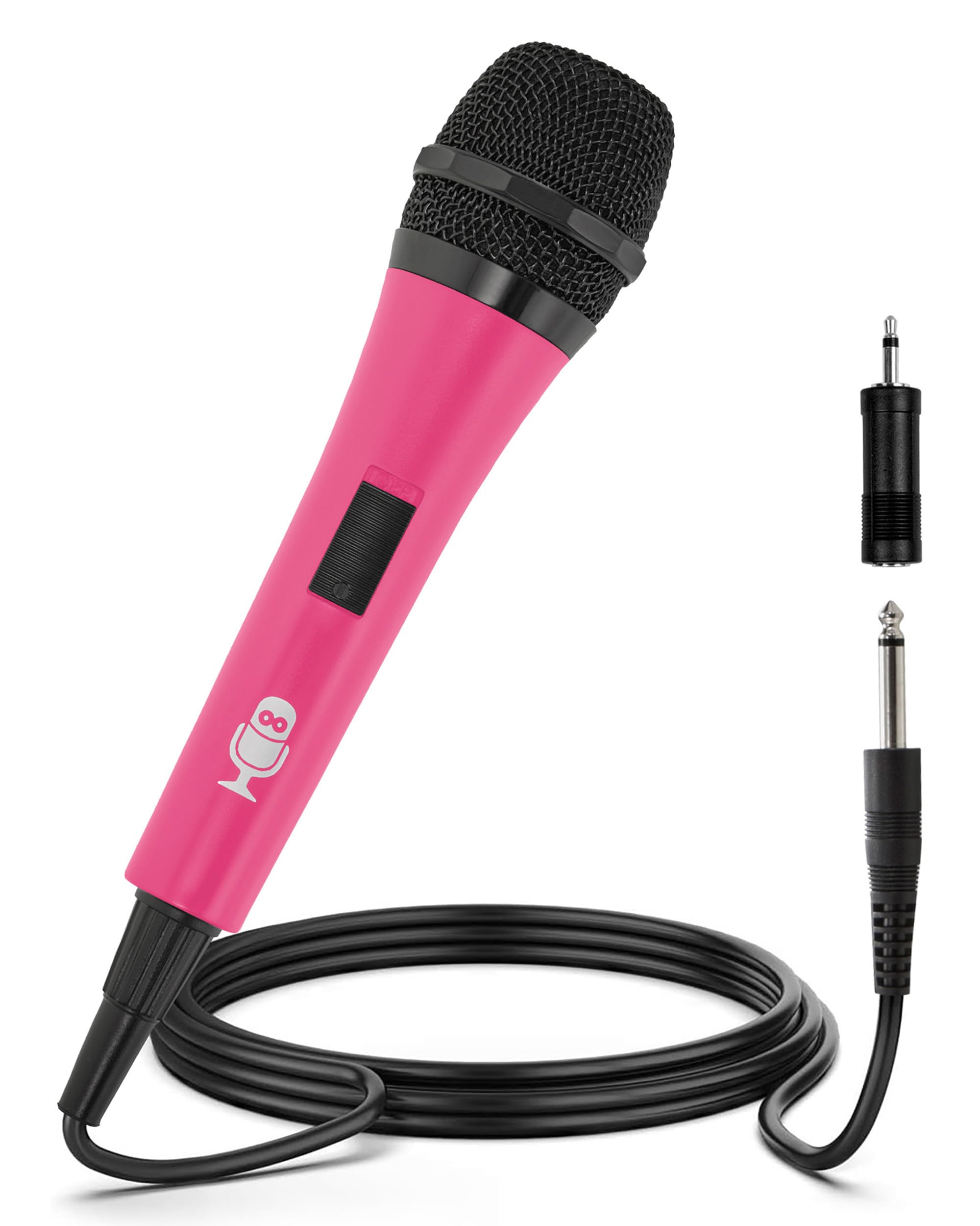 Singing Machine カラオケマシーン用 マイク ブラック SMM205BK Singing Machine Microfone dinâmico unidirecional para máquina de